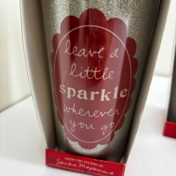 Sparkle + Shine Stainless Travel Mug Leave a Little Sparkle Wherever You Go Gift - Picture 2 of 4